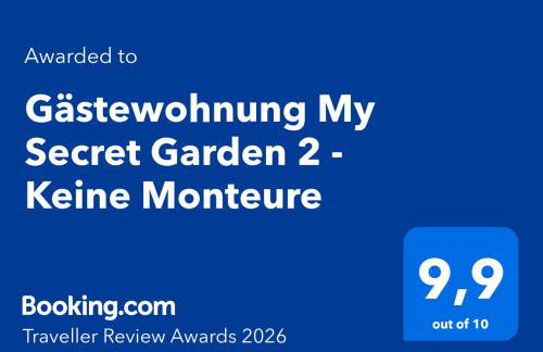 Gästewohnung My Secret Garden 2 - Keine Monteure - Foto 2
