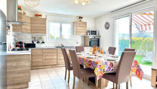 Villa Les Lauriers -3 Chambres, Climatisation, Terrasse, Jardin, BBQ & Plancha- SUDSEJOURCONCIERGERIE - Foto 4