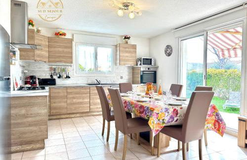 Villa Les Lauriers -3 Chambres, Climatisation, Terrasse, Jardin, BBQ & Plancha- SUDSEJOURCONCIERGERIE - Foto 4