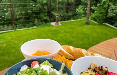 Zloty, a Skromny - ogrodzony domek z jacuzzi i widokiem na jezioro - Foto 54