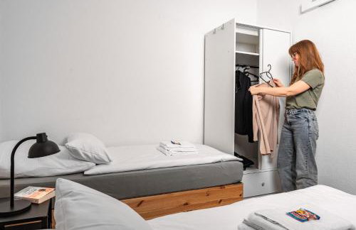 Großzügiges Industrie Design Apartment für bis zu 6 Personen, Nähe Messe und DUS, verkehrsgünstig - Familien, Gruppen und Firmen - Foto 20