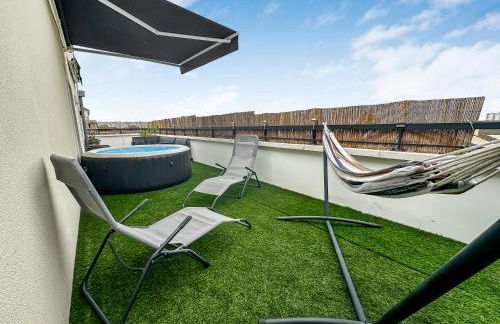 Le Prestige Terrasse-Cocon familial cosy, Billard & Jacuzzi avec vue sur Paris - Foto 20