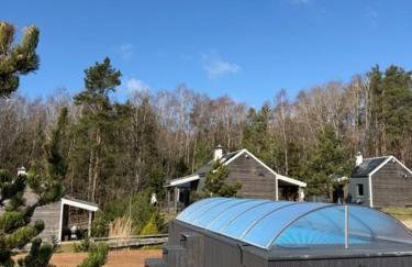 Osada Skoczkowo komfortowe domki z prywatnymi wannami hot-tub nad jeziorem- sauna- balia- prywatny staw wędkarski - Foto 7