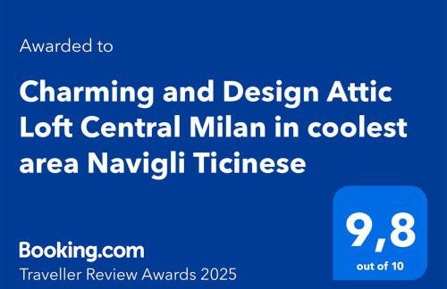 Charming and Design Attic Loft Central Milan in coolest area Navigli Ticinese - Foto 19