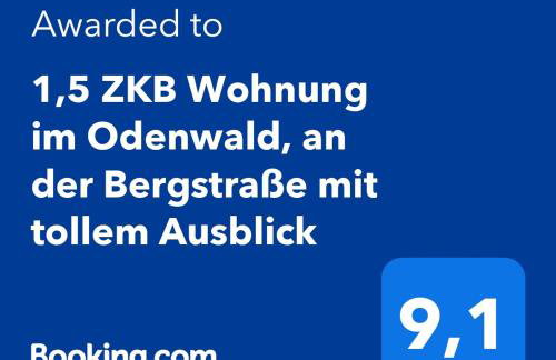 1,5 ZKB Wohnung im Odenwald, an der Bergstraße mit tollem Ausblick - Foto 11
