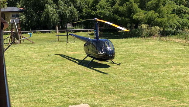 Helicopter for the tour