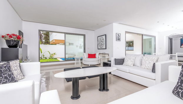 Zona de estar del vestíbulo