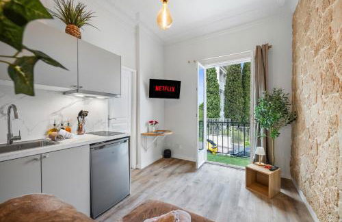 Studio de Charme à Nice - Idéal télétravail - Balcon - Plage à 300m - Foto 6