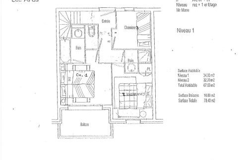 Résidence Chantel - Charmant duplex de 4 pièces dans une résidence au pied des pistes dans le quartier du Chantel. MAE-1678 - Foto 16