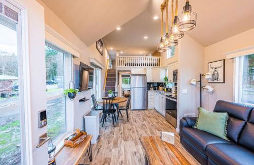 Rainforest Tiny Home Retreat Rustic Modern - Foto 24