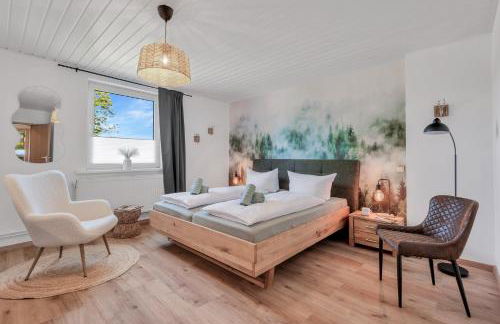 HIRSCH Hänsel Ferienhaus Garten mit Bergblick - Grill -Wald - Foto 2