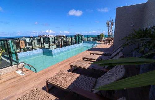 Apartamento novo e completo há 500m da praia Ponta Verde! - Foto 2