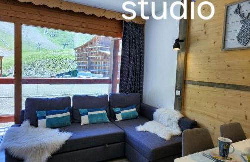 Arc 2000 -location de 2 appartements et 1 studio avec balcon et vue - Foto 27