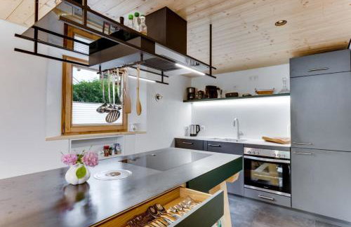 Luxus Ferienwohnung mit Badewanne, Kamin und Bergblick - Photo 30