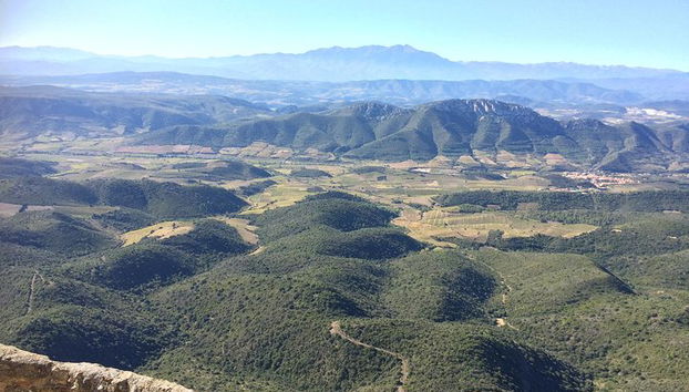 Castello di Peyrepertuse, paese cataro, Trésor Languedoc Tours.