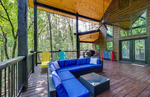 Hot Tub and Forest Views Broken Bow Group Haven! - Foto 28