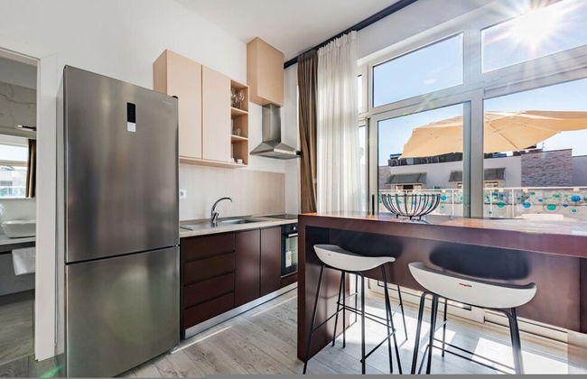 Stylish Studio With Spacious Balcony -trendafili - Foto 12