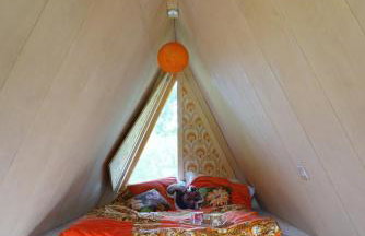 Aframe Tiny Home SILVA with private hot tub - Foto 18