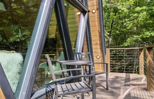 Secluded Luxe A Frame Lodge~ Hot Tub~ Fire Pit - Foto 40