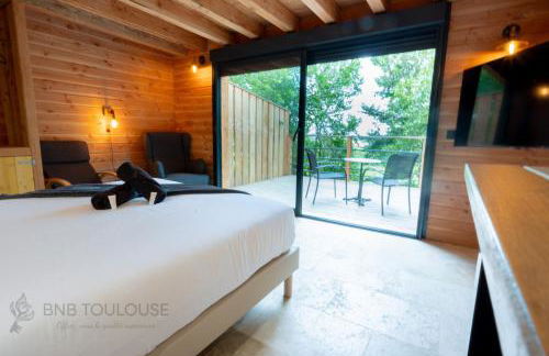 ORBIS - "Le Chalet des coteaux" - Cadre magnifique - Terrasse sans vis-à-vis - Parking privé - WiFi - Foto 7