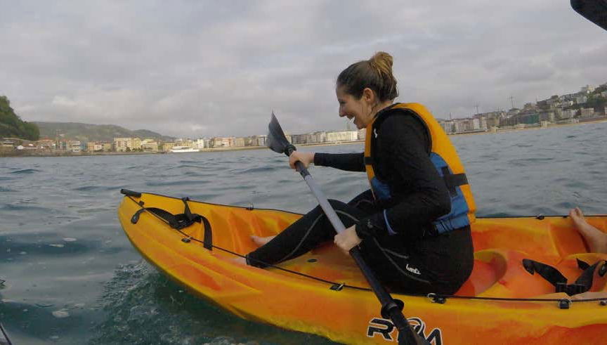 Balade en kayak à Hondarribia