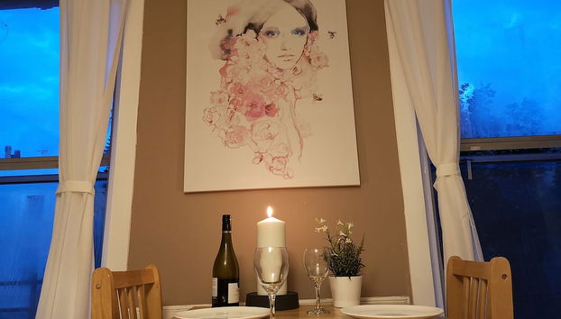 Essbereich im Zimmer