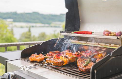 SeePanorama-Deluxe-Sauna-Massage-Garten-Tranpolin-Tischkicker-Tropical-BBQ-Parken - Foto 7