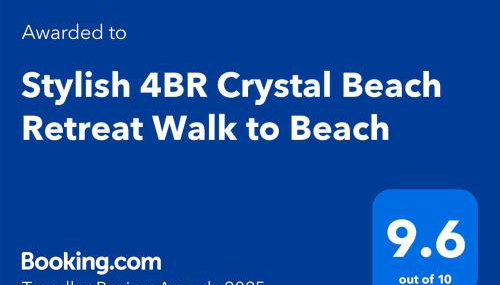 Stylish 4BR Crystal Beach Retreat Walk to Beach - Foto 2