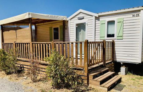 Mobilhome Loulousab10 Vacances cosy en famille chiens bienvenus - Foto 2