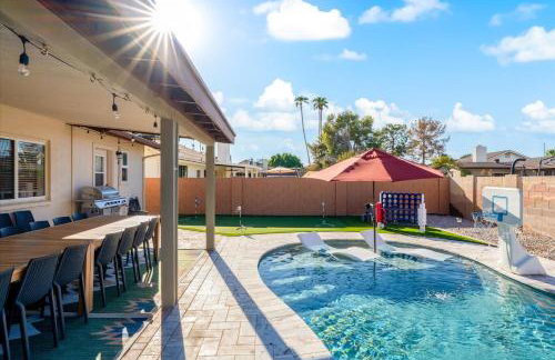 Slide into Fun Pool Games Fire Pit Sport Court - Foto 70