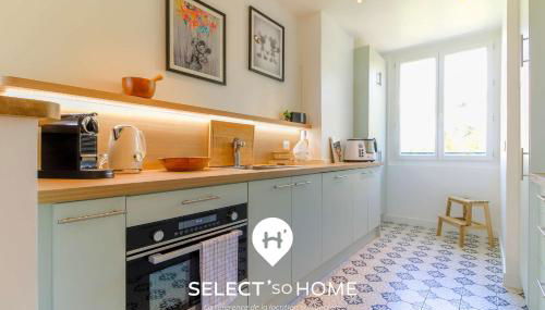 SELECT'soHOME - Appartement avec vue mer - Port du Lavandou avec place de parking privée - CALYPSO - Foto 3, stove, dishwasher, toaster