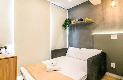 Studio Moderno com Piscina a 5 min a pé do Nubank Parque-901 - Foto 9