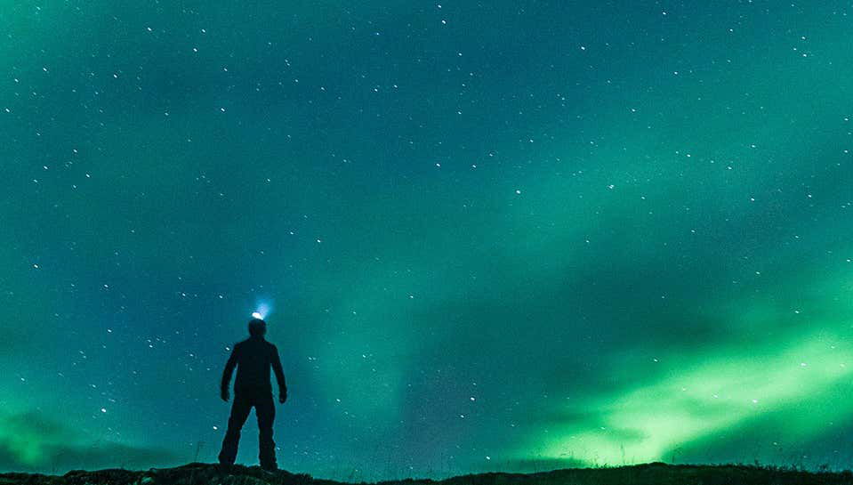 Tour da aurora boreal na Islândia