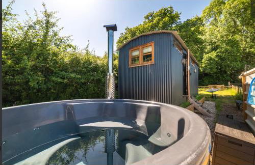 Shepherds Hut with Scandinavian Hot Tub and hydromassager - Foto 6