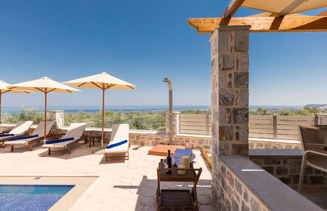 Stylish Villa Katifes With Private Pool, Amazing Views of the Sea and Close to the Beach - Photo 16