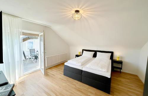 Basilisk Homes - in Grenzach-Wyhlen bei Basel - 4 x Moderne Fewos je 1bis2, 1bis4 oder 1bis6 Pers mit Küche und Balkon oder Terrasse - Parkplätze vorhanden - Foto 48