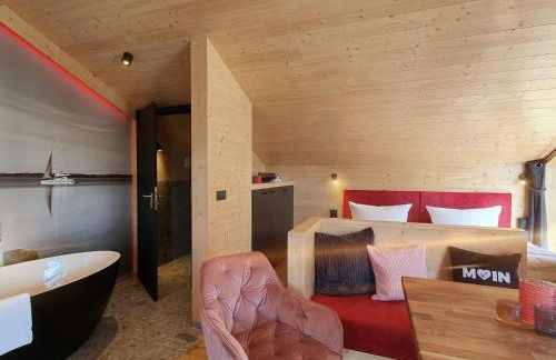 Werder Chalet -- WOLKE 7 -- Ostsee-Strand 150m I Sauna I eKamin I Tiny House für 2 Personen I by "Meyers am Meer" - Foto 12