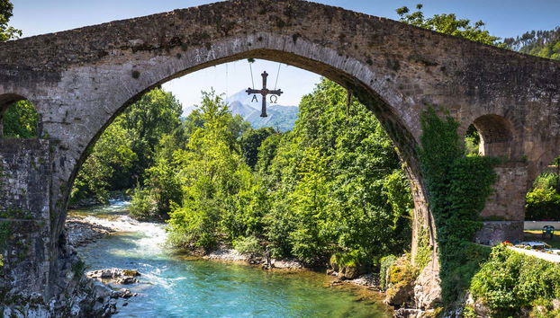 The Roman Bridge in Cangas de Onís