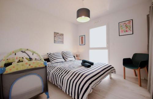 Lumimizan- Spacieux, grand balcon, wifi, lac et plage - Foto 19