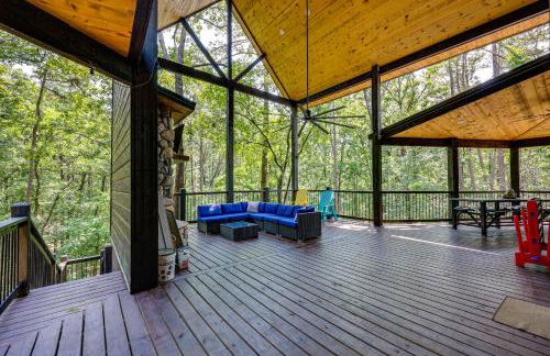 Hot Tub and Forest Views Broken Bow Group Haven! - Foto 30