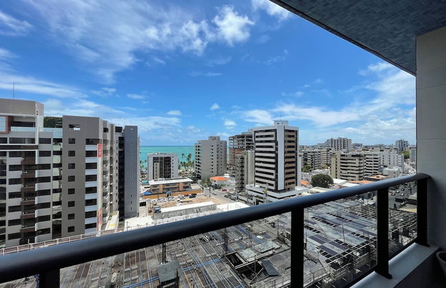 Aparthotel in Maceió with swimming pool and terrace - Foto 9