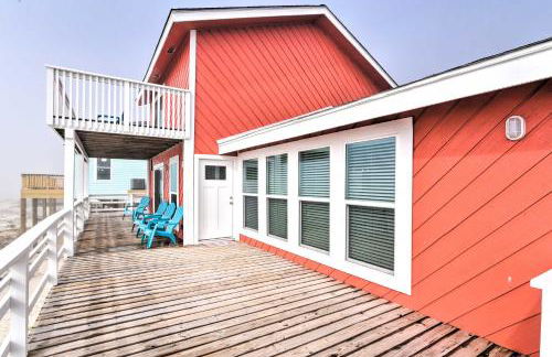 Unobstructed Beachfront! Galveston Oasis with Decks - Foto 21