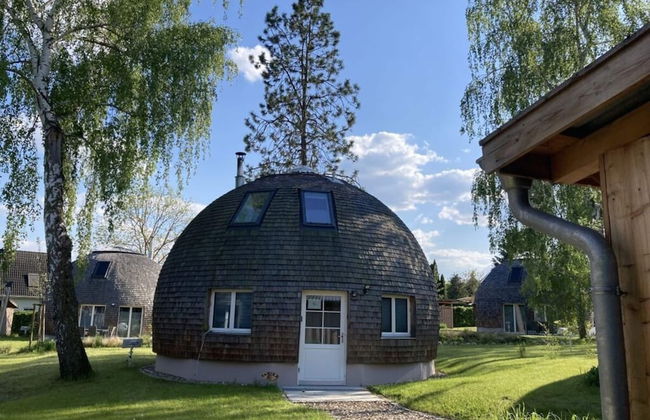 Kugelhaus Tamika - Sauna, Whirlpoolwanne und Kamin am Tollensesee - Foto 49