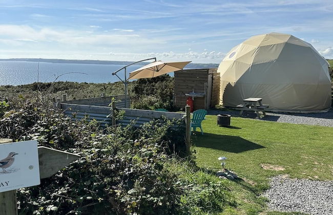 Geodome Glamping With sea Views Near Pendine - Foto 16