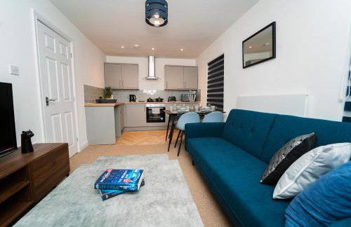 Stylish Self Check In Wigan Town Centre Apartment with Fast WiFi Ideal for Long Stays and Contractor Stays - Foto 1