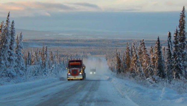 Les routes glacées de l'Alaska