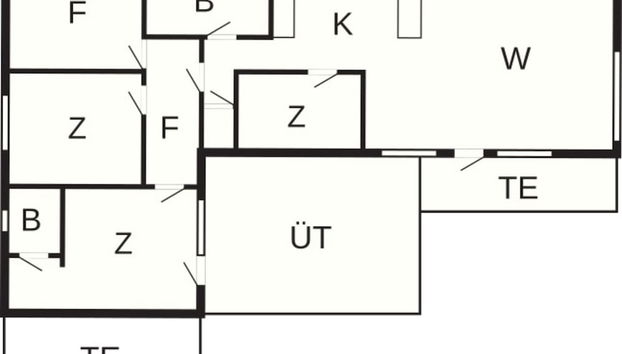 6 Person Holiday Home in Tarm-by Traum - Foto 2, Plano