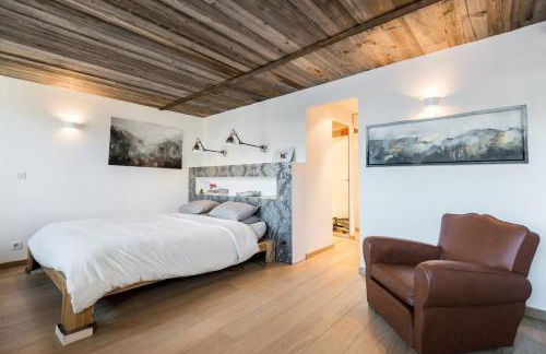 Chalet à Megève-Vauvray - Grands Appartements , vue Mont Blanc - Foto 25