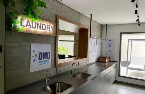 Studio 509 - Lindo studio ao lado do metro e shopping com Alexa - Foto 29