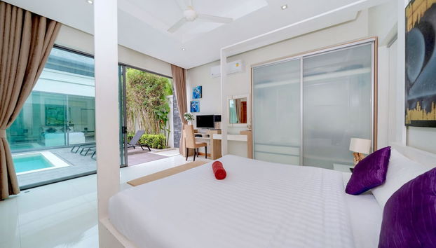 Villa Talosy with Salt Pool near NaiHarn - Foto 5, Habitación